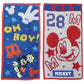 Mickey Mouse Taschentuch-Set mit 2 Stück Japan Disney Store