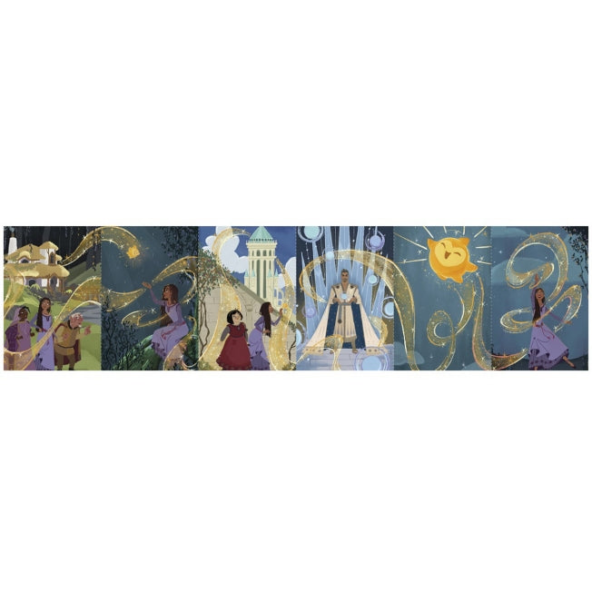 Film "Wish" 6er-Pack Postkarten Japan Disney Store