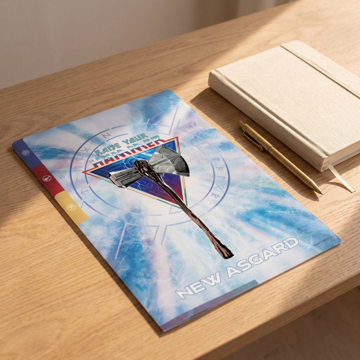 Thor: Liebe & Donner 3-Taschen-Klarsichthülle – Alltag