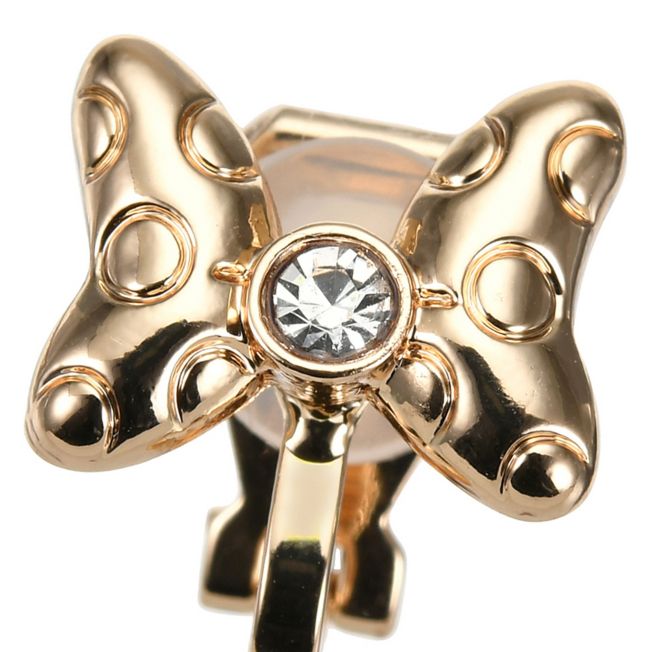 Minnie Ohrring (für ein Ohr) mit Punkteschleife Japan Disney Store