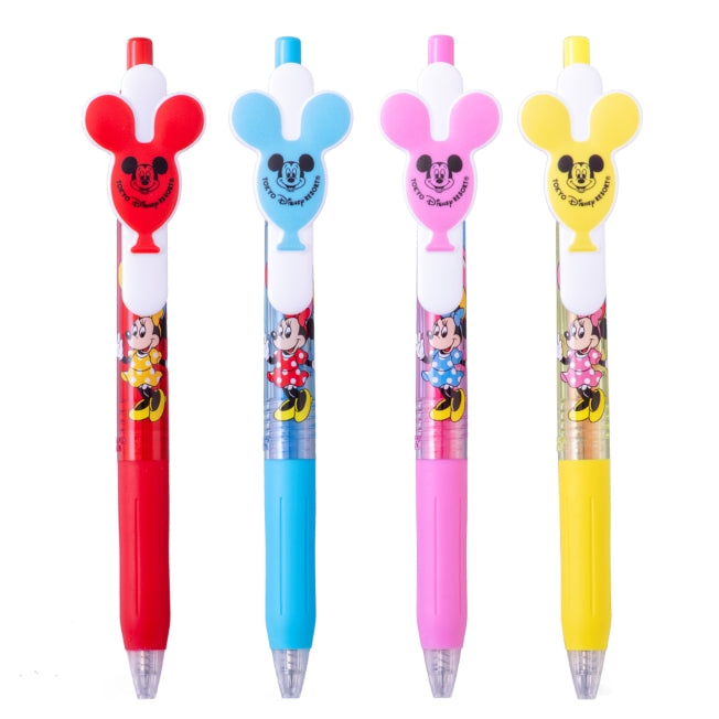 Minnie Mouse Sarasa Kugelschreiber 4 Farben 4 Stück Japan Disney Store