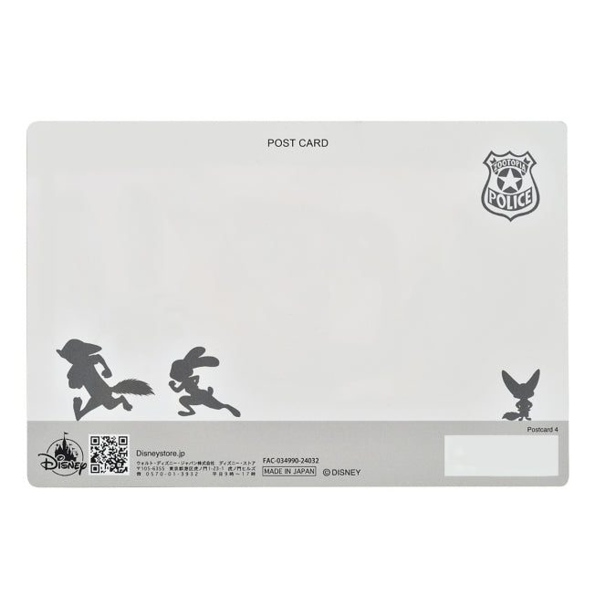 Judy Hopps & Nick Wilde, Flash Postkarte Lenticular Japan Disney Store