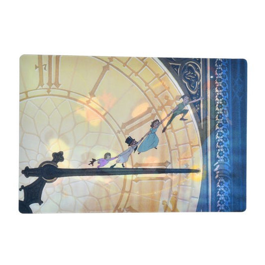 Peter Pan Postkarte Uhrwerk Lenticular