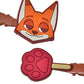 Nick Wilde Haarspangen Set Farbclips Japan Disney Store
