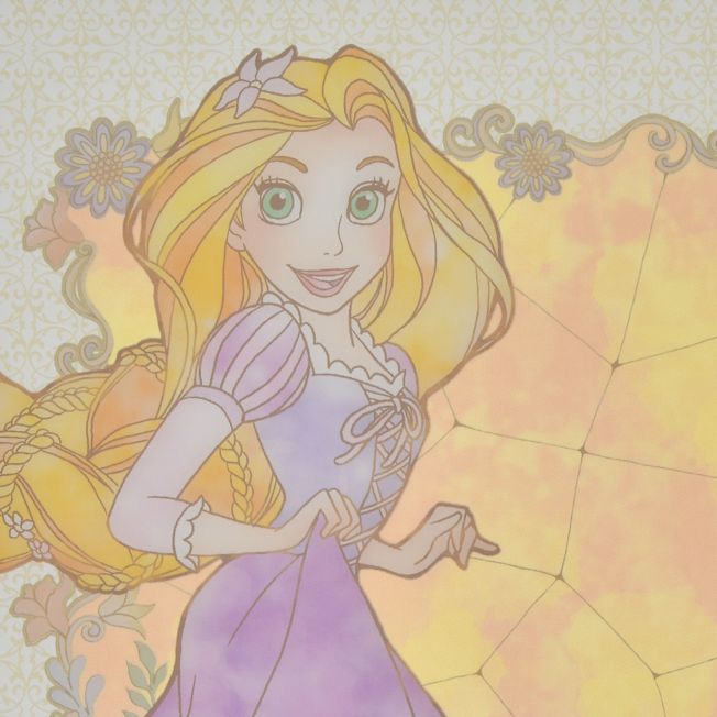 Rapunzel Klare Farbe Papier Marmor Japan Disney Store