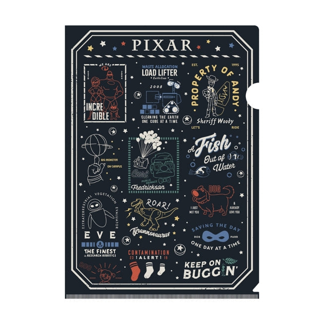 PIXAR Klarsichthülle Japan Disney Store