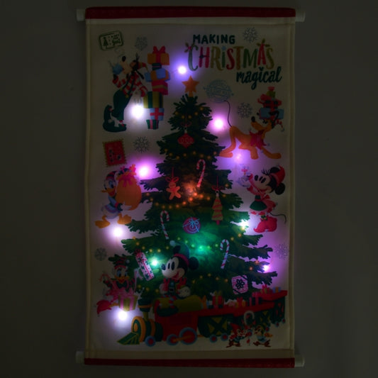 Mickey & Friends Tapestry mit Beleuchtung Disney Weihnachten