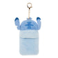 Stitch Kartenhalter mit flauschigem Schlüsselanhänger Japan Disney Store