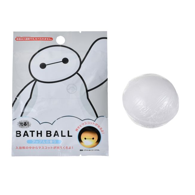 Disney Store - Baymax Geheimnis Badekugel mit Mascot zum Aufleuchten - Badezusatz Japan Disney Store