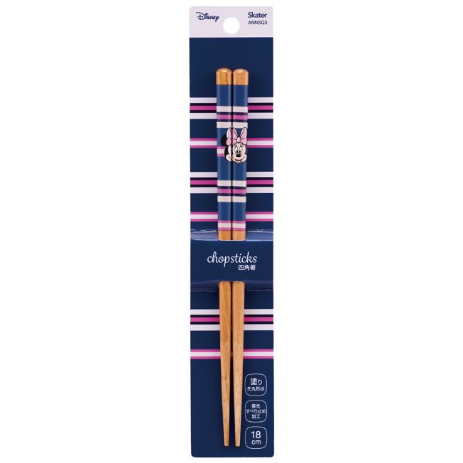 Disney Store - Skater Minnie Mouse Mini Chopsticks - Küchenutensilie Japan Disney Store