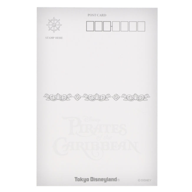 Postkarte 2 Stück Karibik der Piraten Tokyo Resort Japan Disney Store
