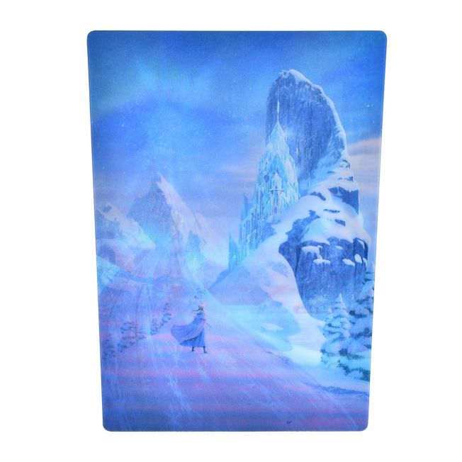Anna & Elsa Eisburg Lenticular Postkarte Japan Disney Store