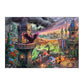 Maleficent 1000-teiliges Puzzle Special Art Collection Canvas-Stil Japan Disney Store