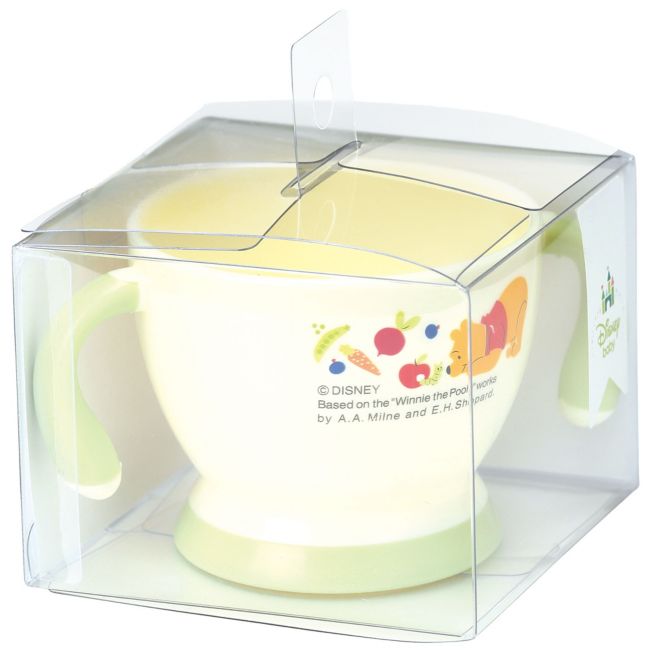 Disney Store - POOH/LOVE TO GROW【グロー】 Baby-Doppelmug mit leichtem Griff - Babygeschirr Japan Disney Store
