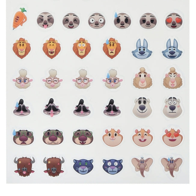 Zootopia Mini Icon Style Aufkleber Japan Disney Store