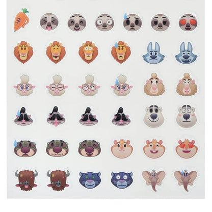 Zootopia Mini Icon Style Aufkleber Japan Disney Store