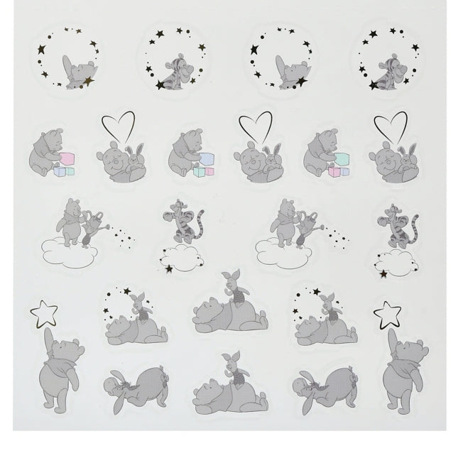 Aufklebersammlung „Pooh & Friends“ für Notizbücher Japan Disney Store