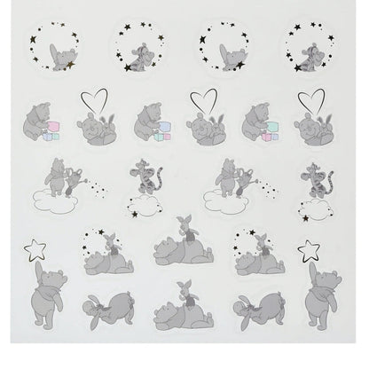 Aufklebersammlung „Pooh & Friends“ für Notizbücher Japan Disney Store