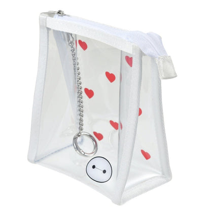 Baymax Klarer Beutel mit Karabiner - Kosmetiktasche Japan Disney Store