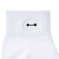 Baymax Gesichtsstickerei Kurzsocken Weiß 36-39 Japan Disney Store
