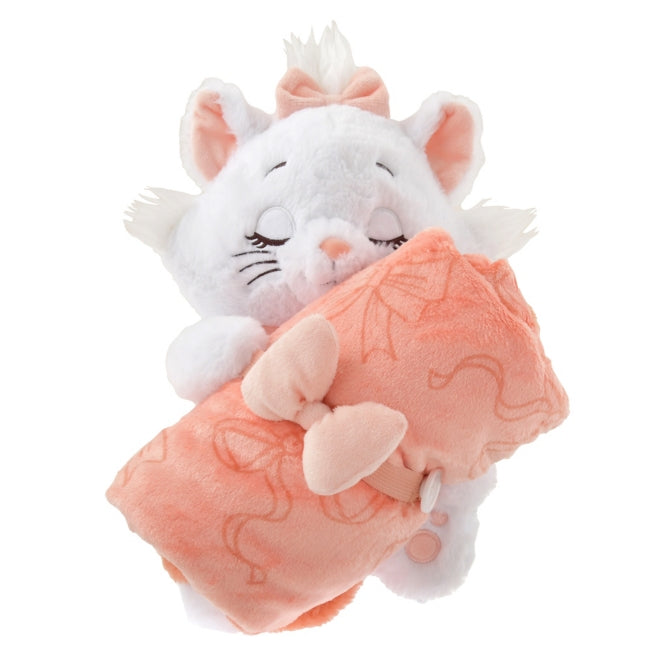 Marie Fashionable Cat Decke mit Schleifenmuster Plüschtier - Decke Japan Disney Store