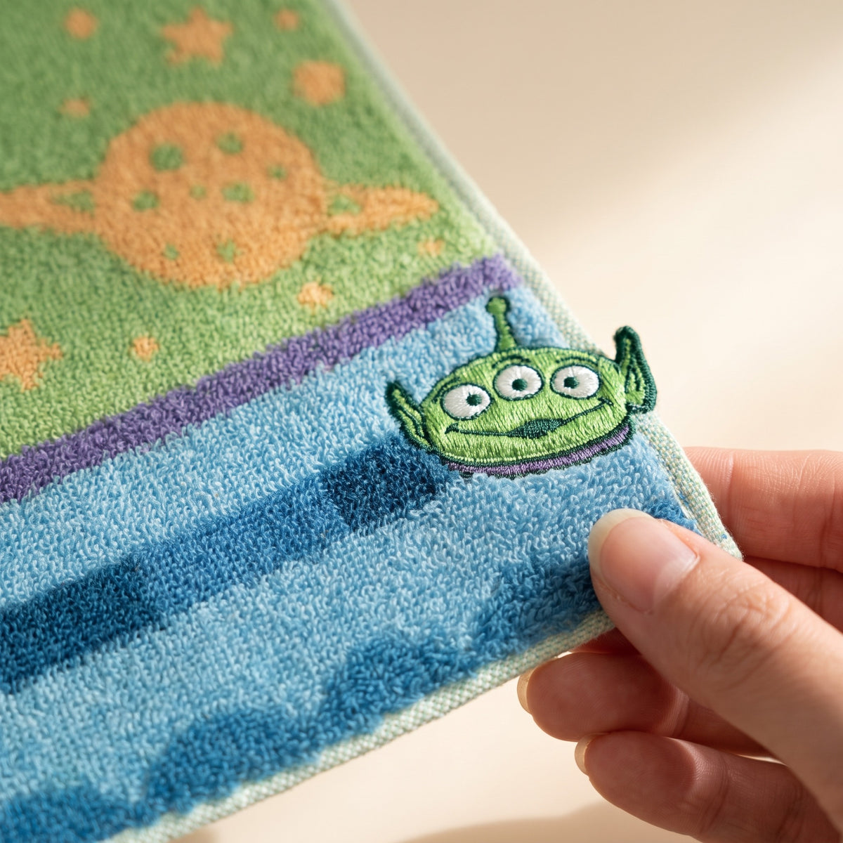 Little Green Men/Alien Mini Handtuch Toy Story – Detail