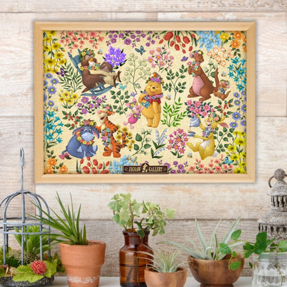 Winnie the Pooh Puzzle 300 Teile "Mit Blumen verkleidet" Japan Disney Store