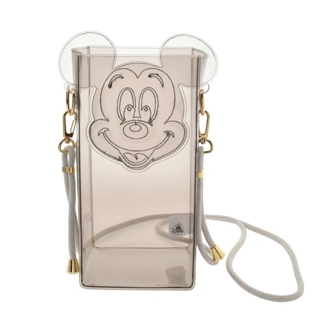 Disney Store - Mickey Flaschenhülle mit Trageriemen Clear Color - Trinkbehälter Japan Disney Store