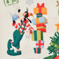 Mickey & Friends Tapestry mit Beleuchtung Disney Weihnachten Japan Disney Store