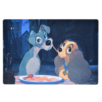 Lady und Tramp Meatball Spaghetti Lenticular - Postkarte Japan Disney Store