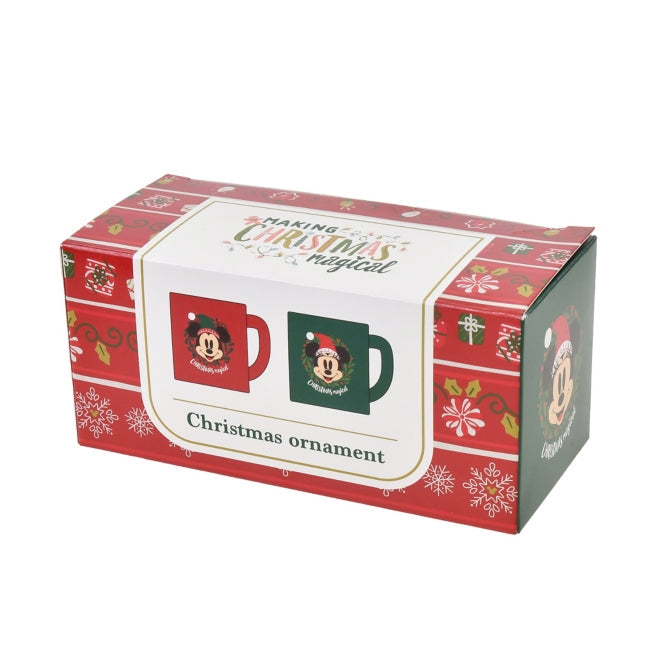Mickey & Minnie Ornament Set Mug Disney Weihnachten 2024 Japan Disney Store