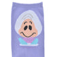 Young Oyster Alice im Wunderland Purple 23-25 - Socken Japan Disney Store