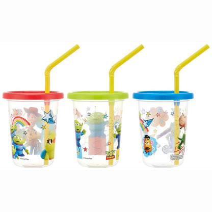 Disney Store - Trinkbecher mit Strohhalm [230ml] 3er Set Toy Story 21 SIH2ST - Geschirr Japan Disney Store