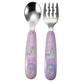 Disney Store - Minnie Löffel-Gabel Set Regenbogen Einhorn - Geschirr für Kinder Japan Disney Store