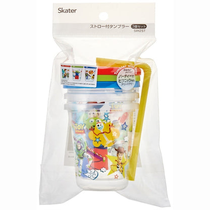 Disney Store - Trinkbecher mit Strohhalm [230ml] 3er Set Toy Story 21 SIH2ST - Geschirr Japan Disney Store