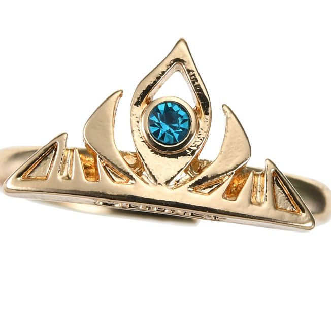 Elsa Tiara Ring mit Farbsteinen Japan Disney Store