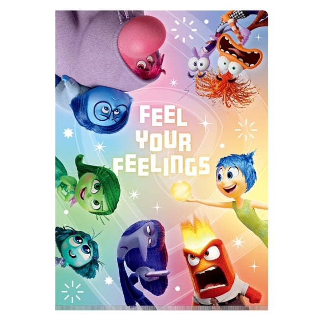 Inside Out 2 Doppel-Pocket Klarsichthülle Japan Disney Store