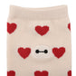 Baymax Herzmuster Socken mit Gesichtsstickerei Japan Disney Store