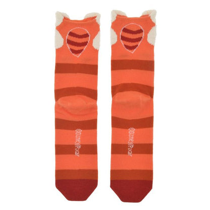 Turning Red Red Panda Mei Puffy Face Pukupuku 23-25 - Socken Japan Disney Store