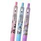 Minnie, Rapunzel, Alice Sarasa Clip 0.5 Gel-Kugelschreiber Set Black & Flower Japan Disney Store