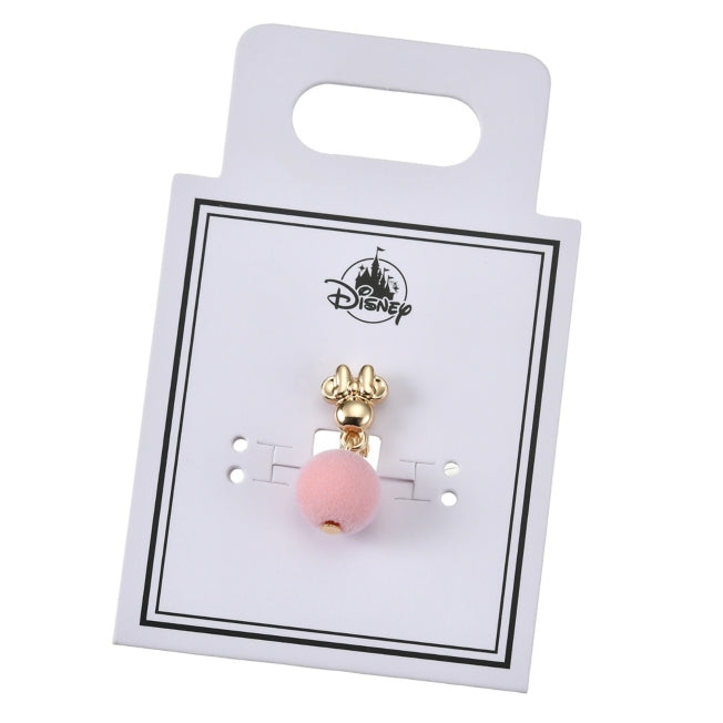 Minnie Ohrring (für ein Ohr) mit Flockenball Japan Disney Store