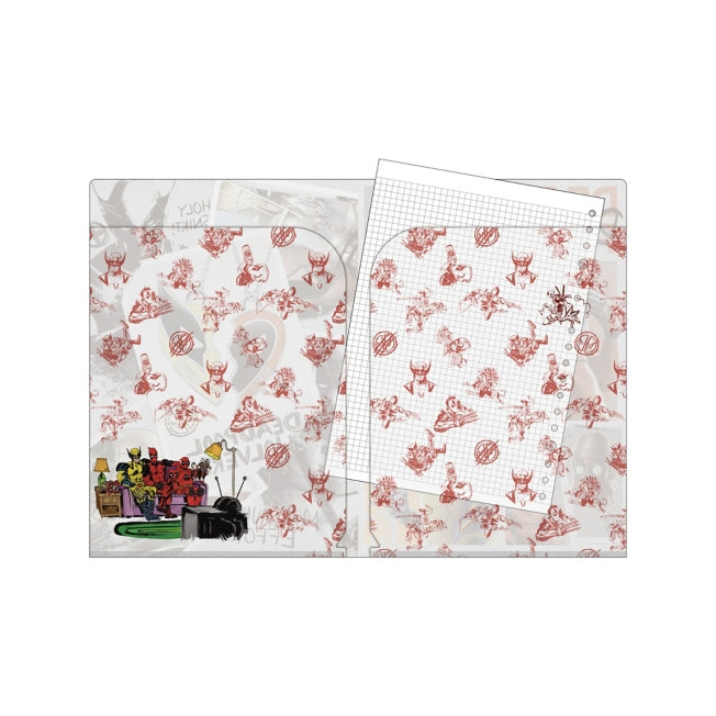 Deadpool & Wolverine W-Pocket Clear File Japan Disney Store