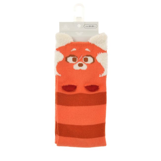 Turning Red Red Panda Mei Puffy Face Pukupuku 23-25 - Socken Japan Disney Store