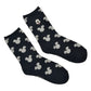 Mickey Icon Muster Socken mit Gesichtsstickerei Japan Disney Store