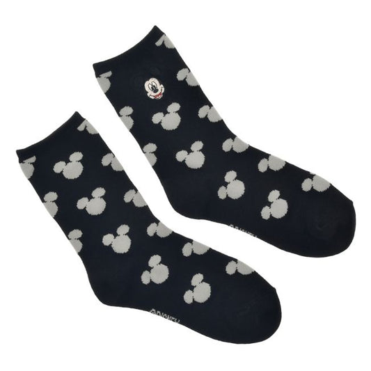 Mickey Icon Muster Socken mit Gesichtsstickerei