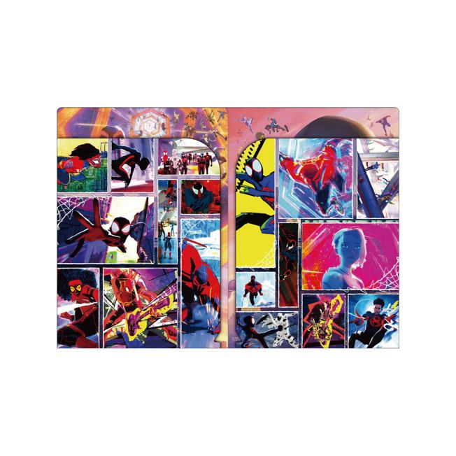 Spider-Verse W-Pocket Clear File B Japan Disney Store