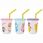 Prinzessin Trinkbecher mit Strohhalm [230ml] 3er Set Japan Disney Store