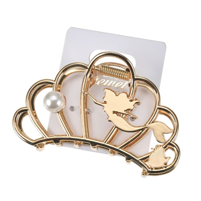 Disney Store - Ariel & Flounder Haarspange Metallfarben - Haaraccessoire Japan Disney Store