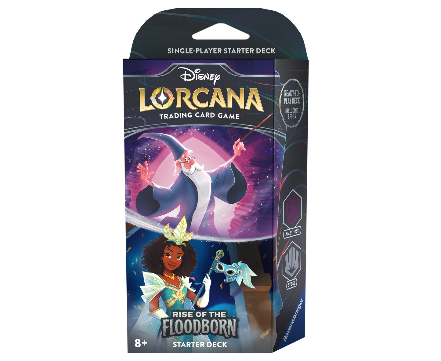 Disney Lorcana: Rise of the Floodborn - Merlin and Tiana Starter Deck - EN Japan Disney Store