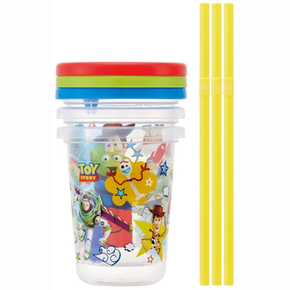 Disney Store - Trinkbecher mit Strohhalm [230ml] 3er Set Toy Story 21 SIH2ST - Geschirr Japan Disney Store